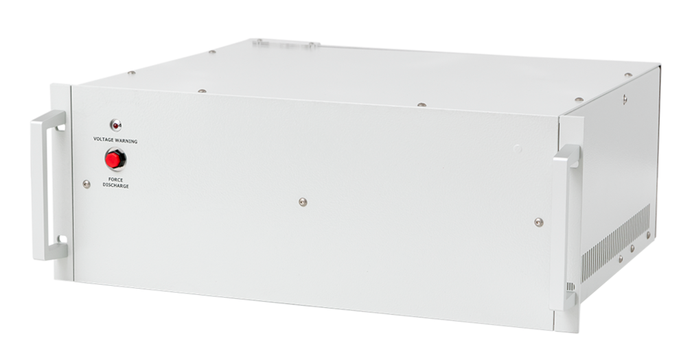 Custom capacitor bank in a rack