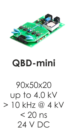 qbd-mini q-switch Pockels cell driver